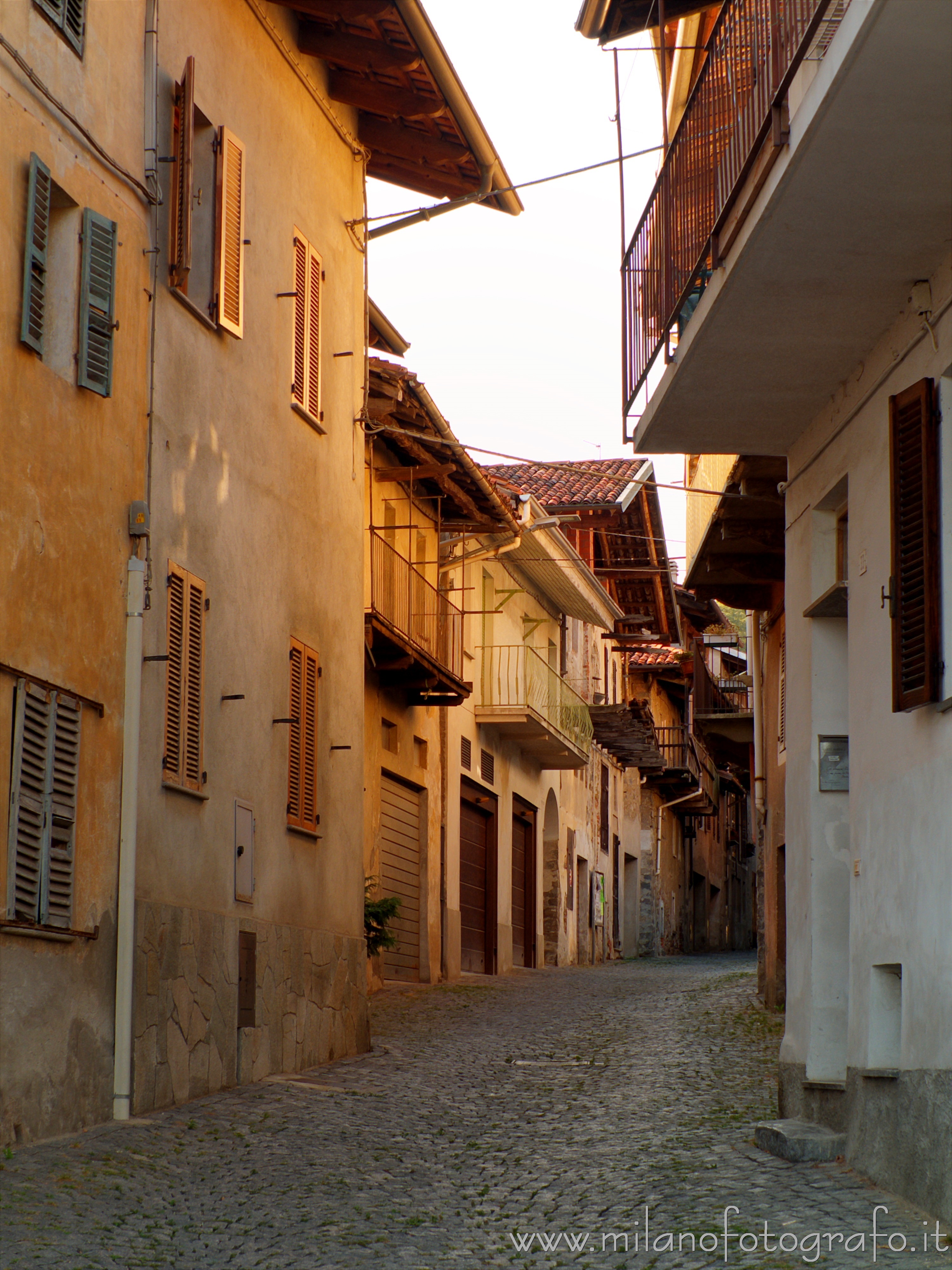 Passobreve fraction of Sagliano Micca (Biella, Italy) - Garibaldi street